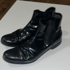 Men’s Prada Leather Chelsea Boots
